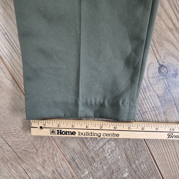 Alia Womens Size 12p Polyester Olive Green Pants - Picture 5 of 10